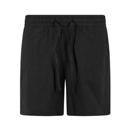 Urban Classics Women's Ladies Seersucker Shorts, Black, M