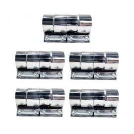 ETL 2.5 Inch Lap Joint Band Clamps, 304 Stainless Steel, Exhaust Muffler & Pipe Clamps (10 pack)