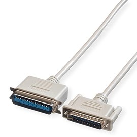 ROLINE DB25 ST - Centr.36 ST Parallel Printer Cable Grey 1.8m