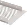 sourcing map 4Pcs Rectangle Ventilation Grille Aluminum Alloy Mesh Air