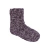 Pachamama Men 100% Wool Bed Sofa Socks Handknitted Charcoal Fleck