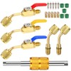 Mudder 21 Pcs A2L R32 R454B HVAC Adapter Kit, 1/4"