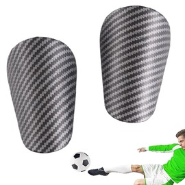 Mini Shin Pads Adjustable 10 cm x 6 cm Shin Pads Extra Mini Shin Pads Football Shin Pads Mini Shin Pads Lightweight Football Shin Guards, for Boys and Men, Football Miniature Shin Pads