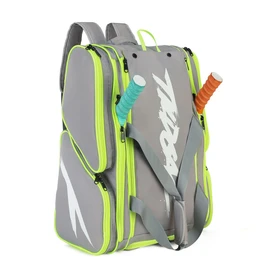 TILDOSAC Pickleball Bag - Backpack & Duffle Bag For Paddles & Pickleball Accessories - Large Paddle Bag Fits 4 Pickleball Paddles & Gear - Fence Hook, Extra Pockets,Shoe Compartment (Grey)
