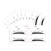VICHE CATT Eyebrow Template, 12 Types, Set of 2, Disposable