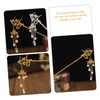 minkissy Sets Elegant Chinese Style Hair Stick Dangle Hair Pin
