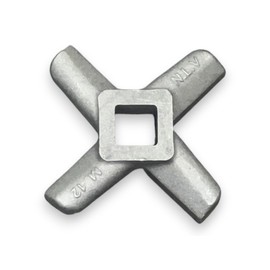 ALFA L&W 012 KNH #12 Hard Edge Knife for Meat Grinders | Replacement #12 Knife for Commercial Kitchen Meat Choppers