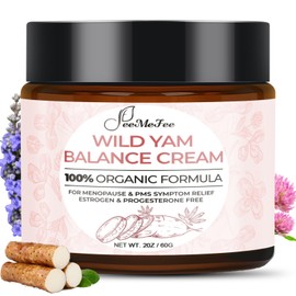 FeeMeFee Crema De Ñame Silvestre 2 Oz, Crema Equilibrante Orgánica Para Mujeres, Nutrición E Hidratación Profundas, Elaborada Con Raíz De Ñame Silvest