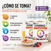 Vitamina C 24h con Bioflavonoides y Prebióticos |Combo duo| Con