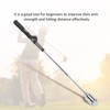 Stainless Steel Golf Swing Training Grip Trainer Pole Bar Correct