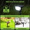 Solar Spot Lights Outdoor Landscape Lights, 50 LEDs Solar Spotlight