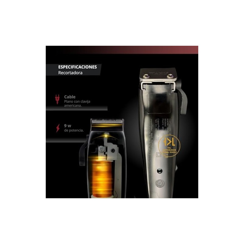 Wahl Maquina Para Cortar Cabello Y Barba Kit Completo 17