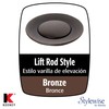 Keeney K820-77VB Bathroom Sink Mechanical Pop Up Drain, Venetian Bronze