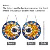 Sun and Moon Stained Window Hangings with Chain – Acrylic