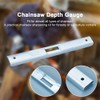 OLYCRAFT 4Pcs Portable Chainsaw Depth Gauge File Guide Tool 0.25