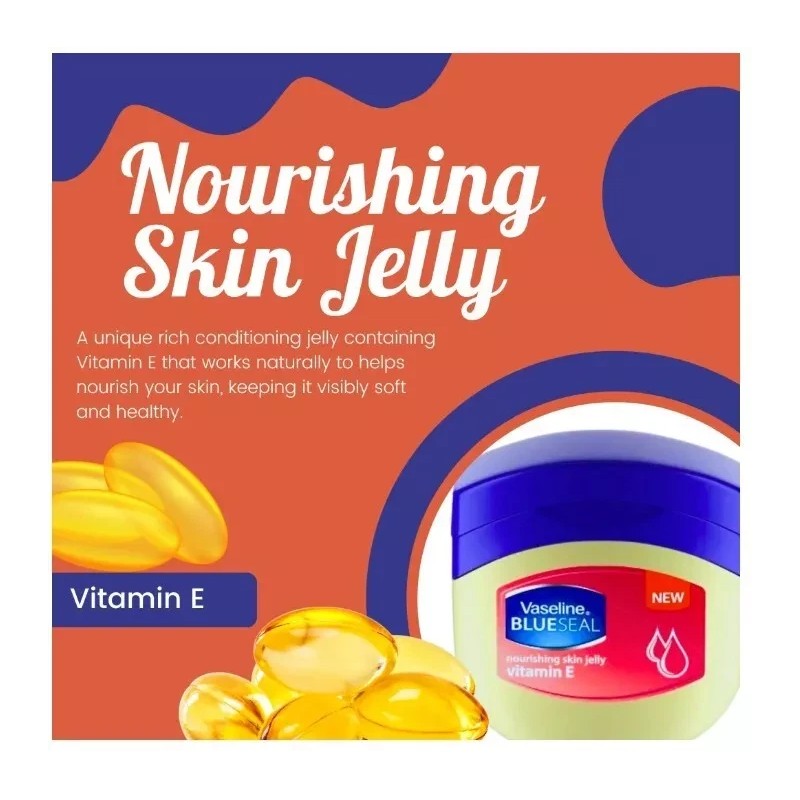 Vaseline BlueSeal Petroleum Jelly Variety Bundle, 1.75oz Jars (Set of