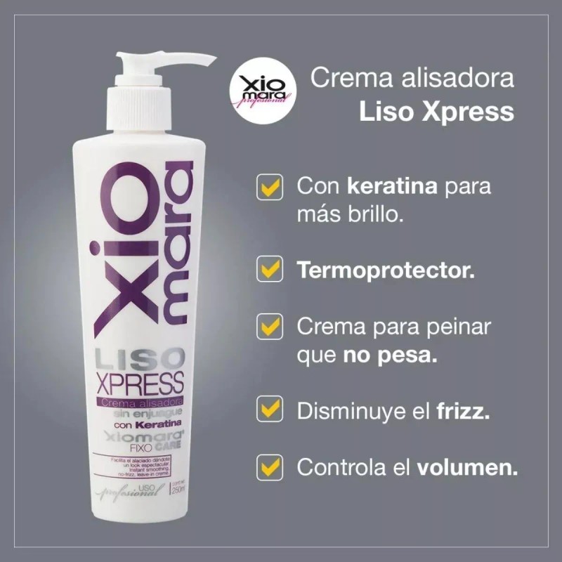 Xiomara Crema Alisadora Con Keratina Liso Xpress 250ml