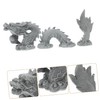 VILLFUL Resin Dragon Statue Home Office Dragon Decor Dragon Toy