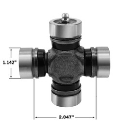RABROPAR Driveshaft Universal Joints 5-1510X Compatible with 1990-2004 Toyota 4Runner 2WD, Greasable U joint 1.142"x2.047"