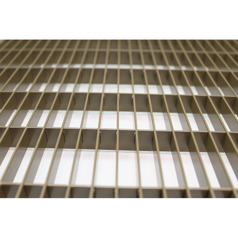 8" X 24" Floor Grille - Fixed Blades Air Grill
