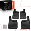 A-Premium Set of 4PCS Mud Flaps Splash Guards Mudguards Mudflaps