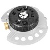 STYDDI Metal 9-Pattern Turret Lawn Sprinkler, 9 Pattern Garden Sprinkler