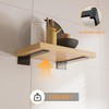 Floating Shelf Bracket 10Inch, 8Pack Black Shelf Brackets Bathroom Shelf