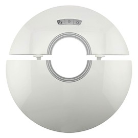 Top Cover Assembly 1+1 Compatible Replacement for Roborock Q7 Max, Q7 Max+ (Plus) Models Robotic Vacuum Cleaner - White Control Button Panel and Housing Lid