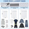 WELIDAY Large Laundry Backpack Bag with 3 Sizes Mesh Wash