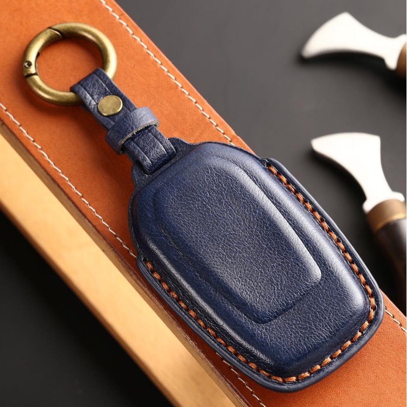 [smasol] Key Cover, Genuine Leather, Smart Key Case, Custom Parts