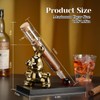 Cigar Aromatherapy Glass Tubes with Exquisite Base, DIY Cigar Humidors