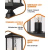 Beionxii Dusk to Dawn Outdoor Post Lights, 21inch Large Exterior