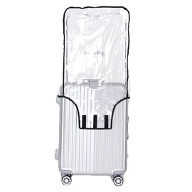 JenKin Luggage Protector Suitcase Cover PVC Waterproof Travel Suitcase Fits Most 20" to 30" (22" (15.0" L x 10.2" W x 21.7" H))