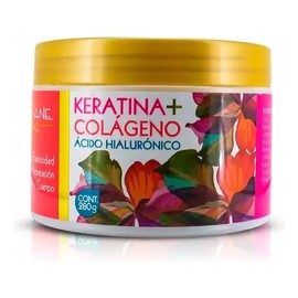Tratamiento Capilar Nekani 280 gr By Gaero Shop| Keratina + Colageno | Mascarilla Reparadora Intensiva Anti-Frizz | Hidratación Profunda, Brillo y Fuerza para Cabello Dañado | 280g