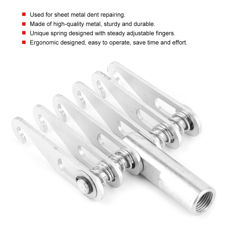 6 Finger Adjustable Distance Durable Dent Puller Hook Pulling Claw
