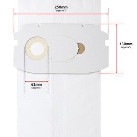 SPARES2GO Bags Compatible with Festool Dust Extractor CT CTL MIDI Microfibre Disposable Bags x 5 + Air Freshener