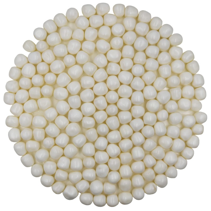 Sour Chewy Fruit Candy Balls (White Pina Colada, 2 Pound)