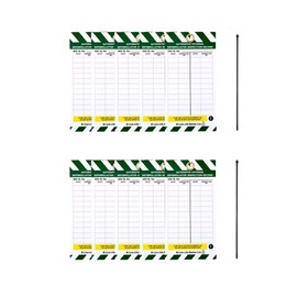 LIVELIFEBETTER® Automated External Defibrillator (AED) Inspection Record Tags – Maintenance Record – Durable Polypropylene (PP) for Workplace Safety & Compliance (10, One Size)