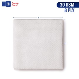 Non-Woven Sterile Gauze Pads 2x2 Pack of 100| 8 ply Gauze Sponges| Individually Packed 2x2 Gauze Pads sterile| Soft and lint-Free Medical Gauze Pads for Enhanced Absorption and First-Aid Wound Care