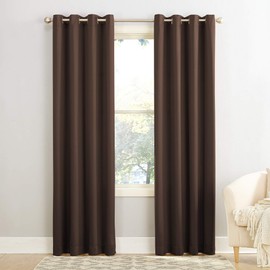 Sun Zero Barrow Energy Efficient Grommet Curtain Single Panel