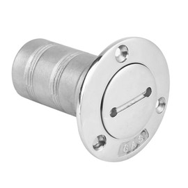 Leapiture Boat Deck Filler, Marine Deck Fill Stainless Steel Deck Fill Cap Fuel Gas Oil Tank Deck Fill Filler Port Key