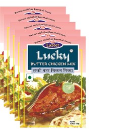 Lucky Masale Butter Chicken Masala 1.7 oz., Pack of 5