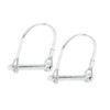 Hihaha 2pcs Bicycle Arch D Shape Trailer Shaft Locking Pin