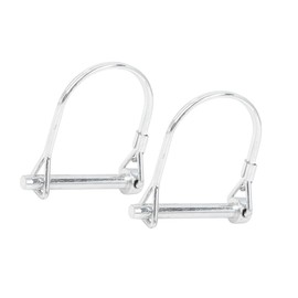 Hihaha 2pcs Bicycle Arch D Shape Trailer Shaft Locking Pin Coupler Pin Durable Material