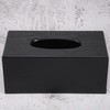 Tuperoymse Tissue Box Wood Rectangular Tissue Box Natural Wood Tissue
