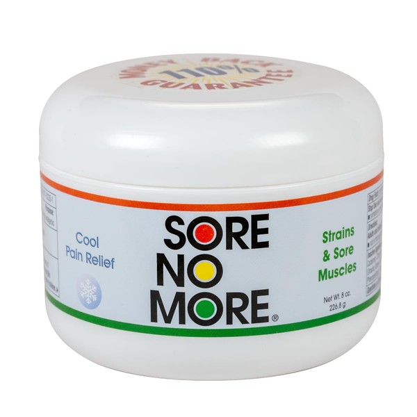 Sore No More Cool Pain Relieving Gel, 8 oz Jar