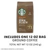 Starbucks Medium Roast Ground Coffee — Pike Place Roast —