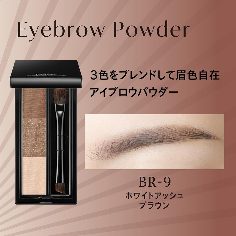 Visee Riche Eyebrow Powder BR-9 White Ash Brown 0.1 oz