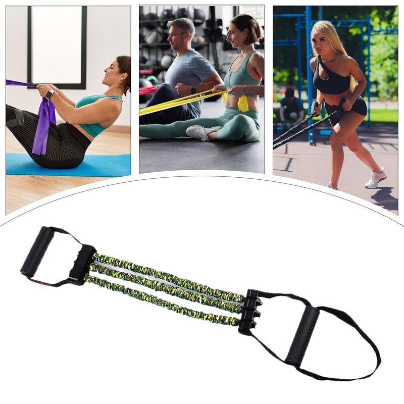 Workout Stretch Bands,3-Hole Resistance Stretcher - Adjustable 3-Hole Resistance Stretcher