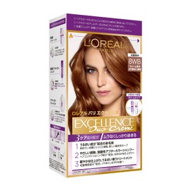 L'Oréal Paris Excellence R Cream Type Hair Color for Gray Coverage, 8WB Light Brighter Warm Chestnut